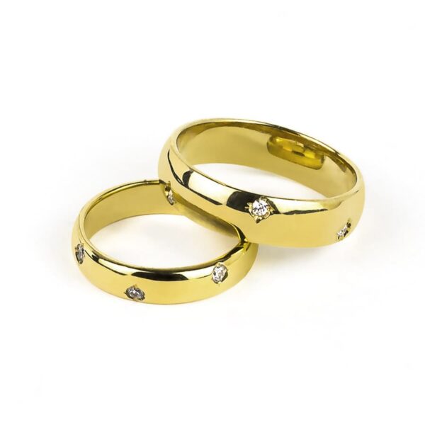 alianza matrimonio anillos de boda par de aros tiffany