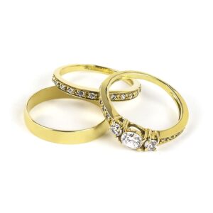 anillos de boda trio A27