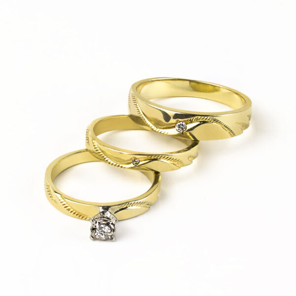 anillo trio de bodas especial b